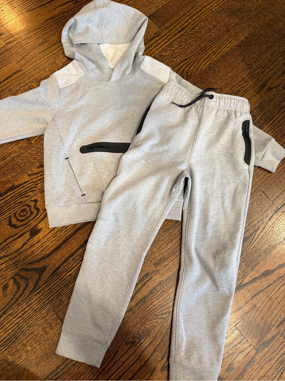 Old Navy Kids Grey Jogger Set Size 5T